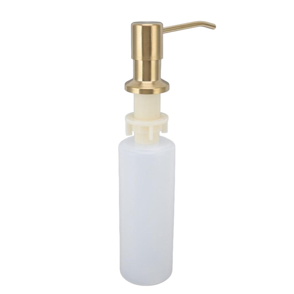 300ml Kitchen Sink Soap Dispenser Stainless Steel 360 Degrees Rotation Multifunctional Soap Dispenser for
