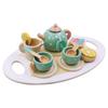 Early Education Simulation Children Play House Afternoon Tea Dessert Cake Selling Tea Pot Cup Tea Set Wooden Toys