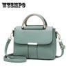 Women PU HandBag Women Single Shoulder Bags Casual Small Square Bag Solid Color Soft Messenger Bag
