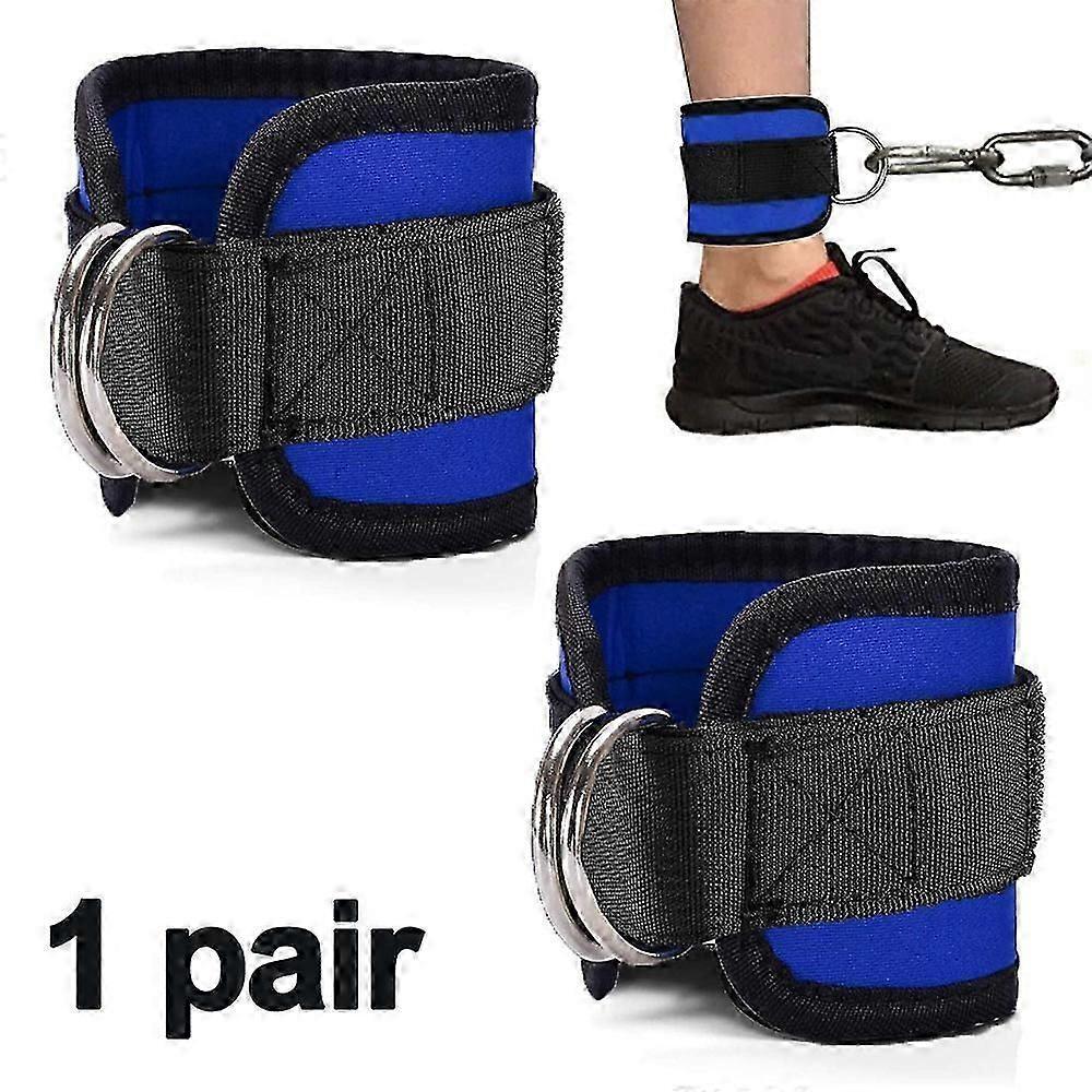 Durable Ankle Straps for Gym and Fitness Training,Compatible with Cable Pull Machines (2-Piece Set) for Men and Women