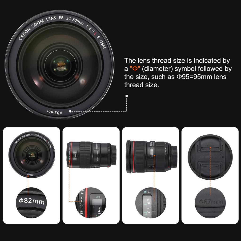 Uxcell Объектив Переменный нейтральный фильтр 67 мм Круглый ND Градиентный фильтр для камеры Фото 2 шт. Фильтр ND2-400, Фильтр, Фильтр, Объектив,