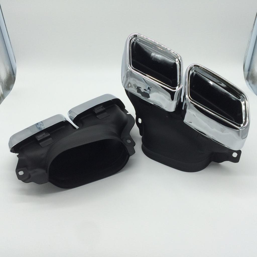 Нержавеющая сталь Квадро Выхлопной Глушитель и Насадки для Mercedes-Benz W212