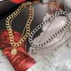 1Pc Vintage Multi-Layer Coin Chain Choker Necklace For Women Gold Silver Color
