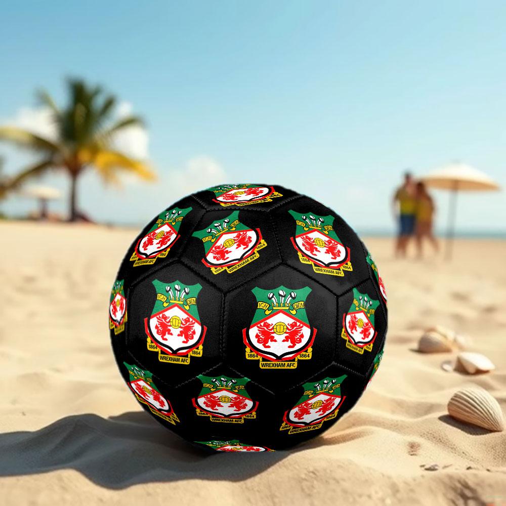 1pc Wrexham Football Club Soccer Ball Size 5 Indoor Soccer Ball Fashion Colorful Backyard Game - Great For Sports Fans Gift HE127