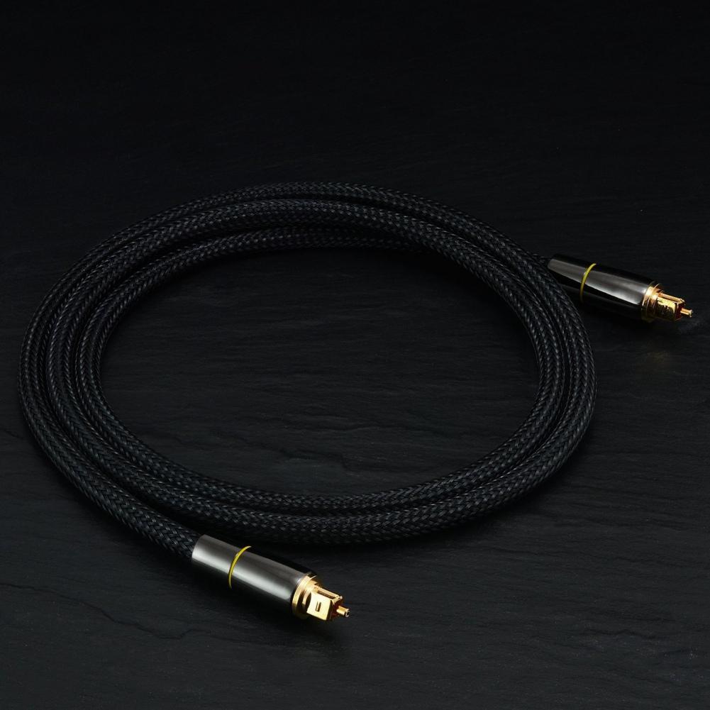Digital Optical Audio Cable Toslink Cable - [24K Gold-Plated] Fiber Optic Male To Male Cord for Home Theater, Sound Bar, TV, Xbox, Playstation5 Etc.