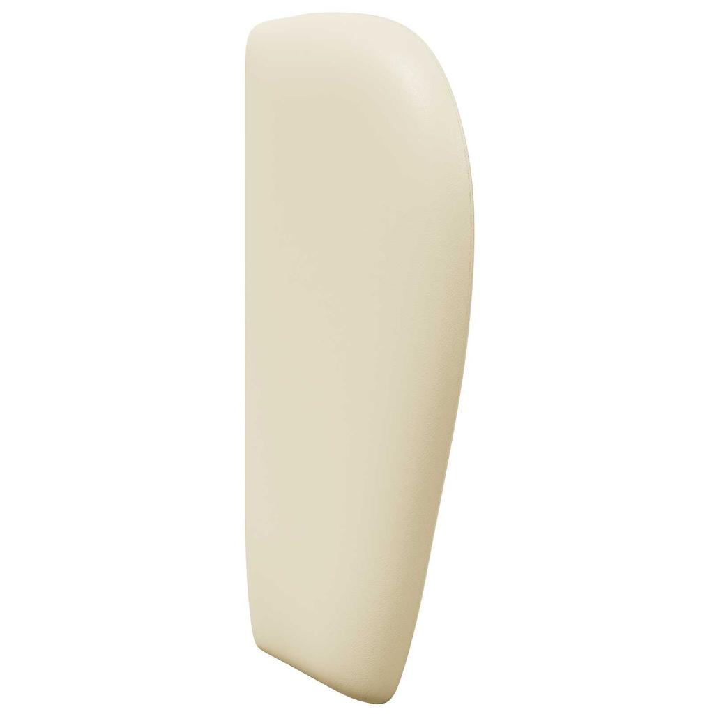 Headboard Wave Ear Cream 40 x 23 x 6 cm PVC