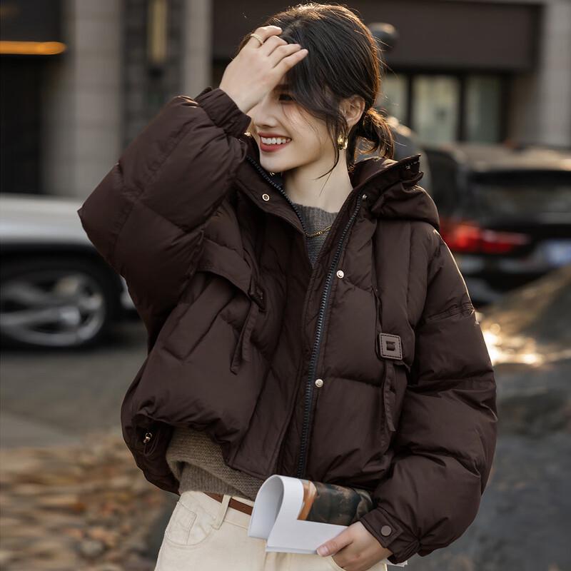 Mokana Women's Fashion Versatile Long-Sleeve Down Jacket MKNJD2595