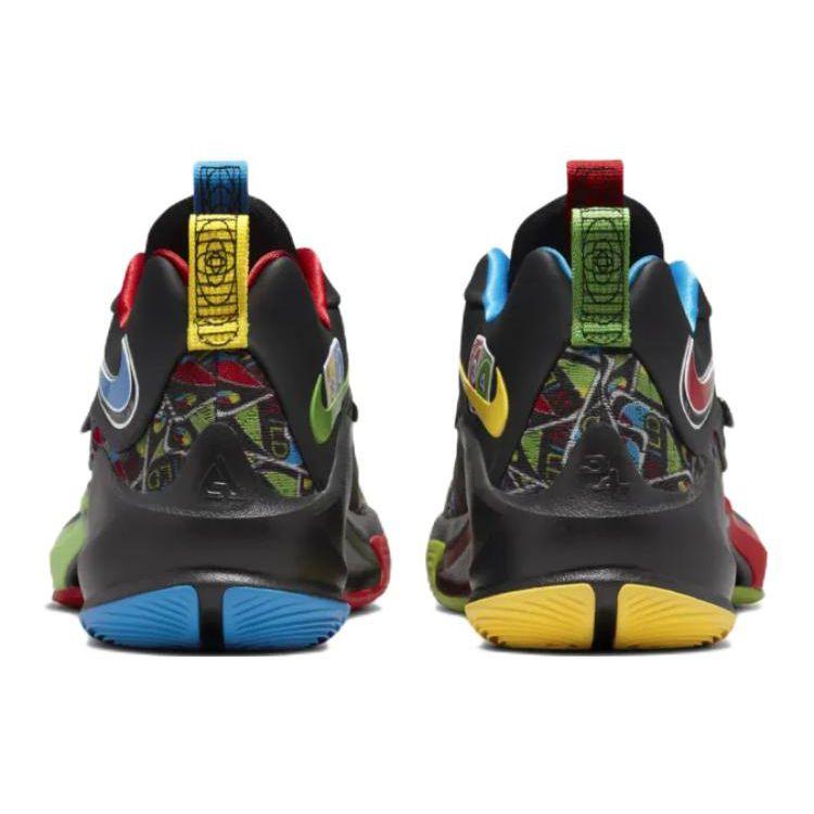 Nike UNO x Zoom Freak 3 50-я годовщина - Черные мужские кроссовки Белые Красный-акцент Зеленый-боб DC9364-001