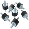 8 Pieces Rubber Mount Shock Absorber Mounts M8 Anti Vibrations Isolator for Car Air