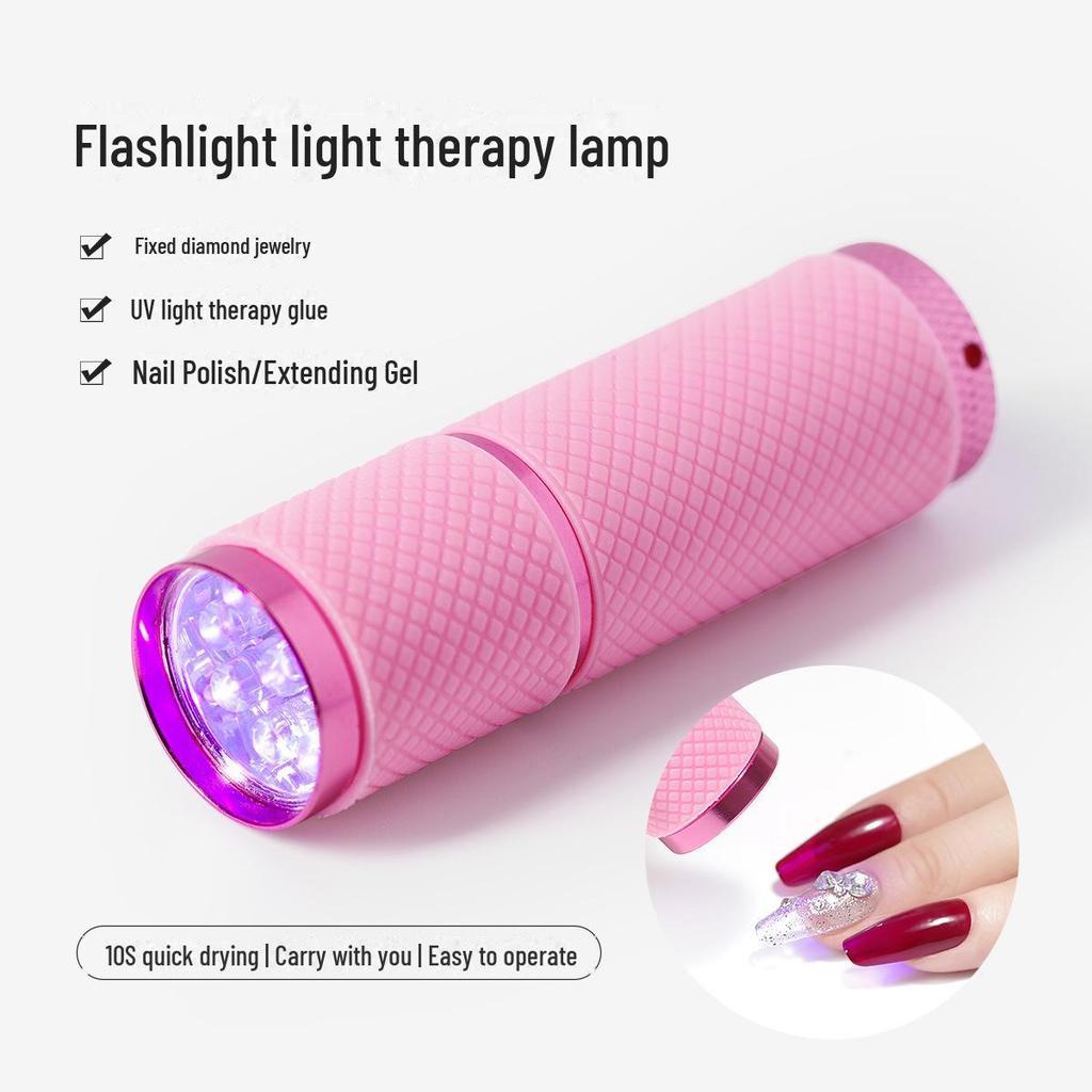 Компактная УФ-лампа для фототерапии ногтей с гелем