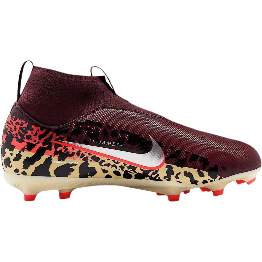 Nike Футбольные бутсы Mercurial Superfly 10 Нескользящие Устойчивые к истиранию Высокие Бордовые Детские IO8468-661