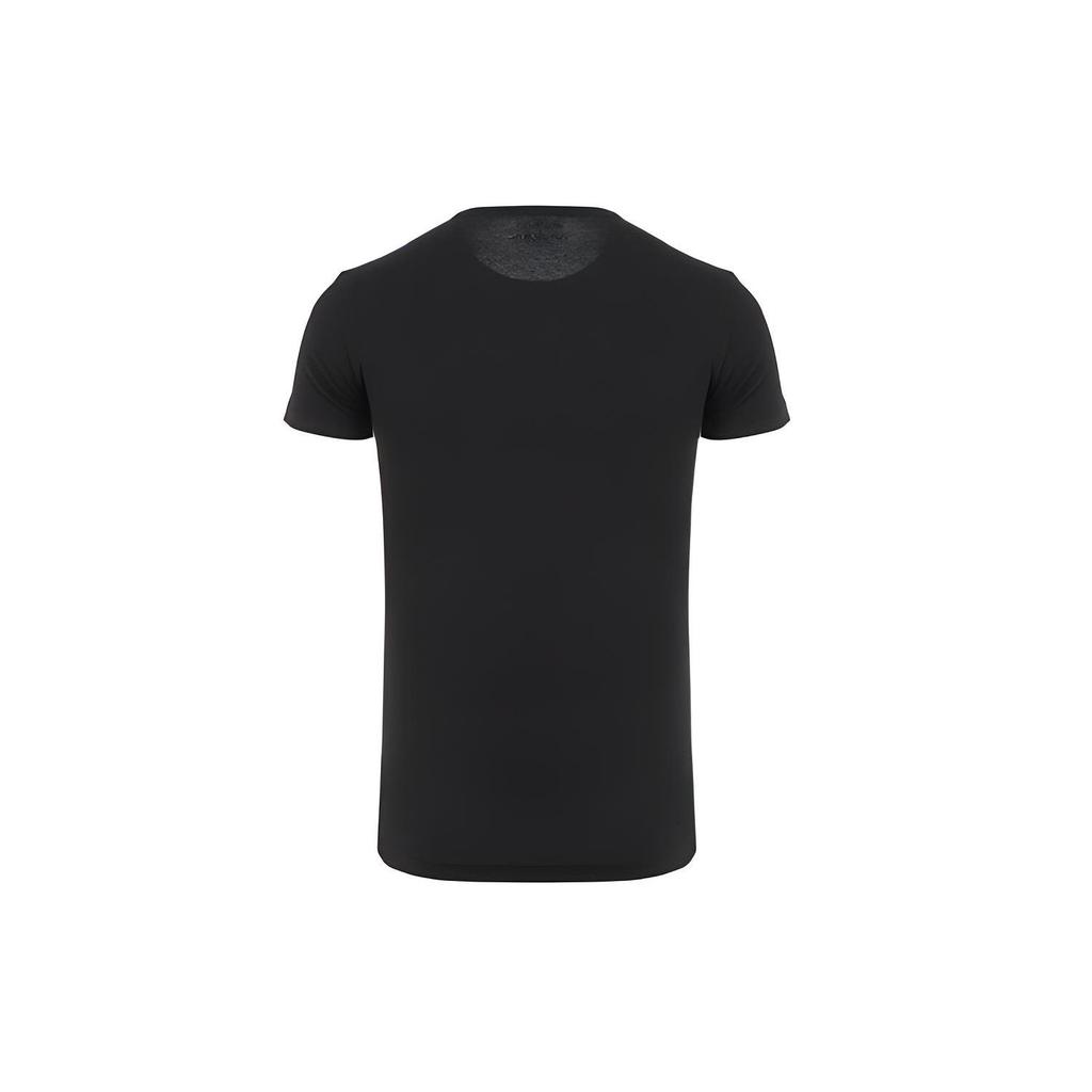 EMPORIO ARMANI T-Shirts Men's Black Crew Neck Moderate 1110358-A7170-0020