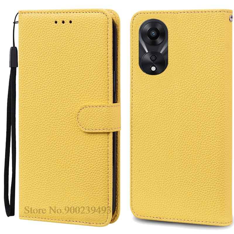 For OPPO A78 5G Case Soft Silicone Leather Wallet Case For OPPO A58 5G A 78 Phone Case For OPPO A78 5G Cover Coque Fundas Etui
