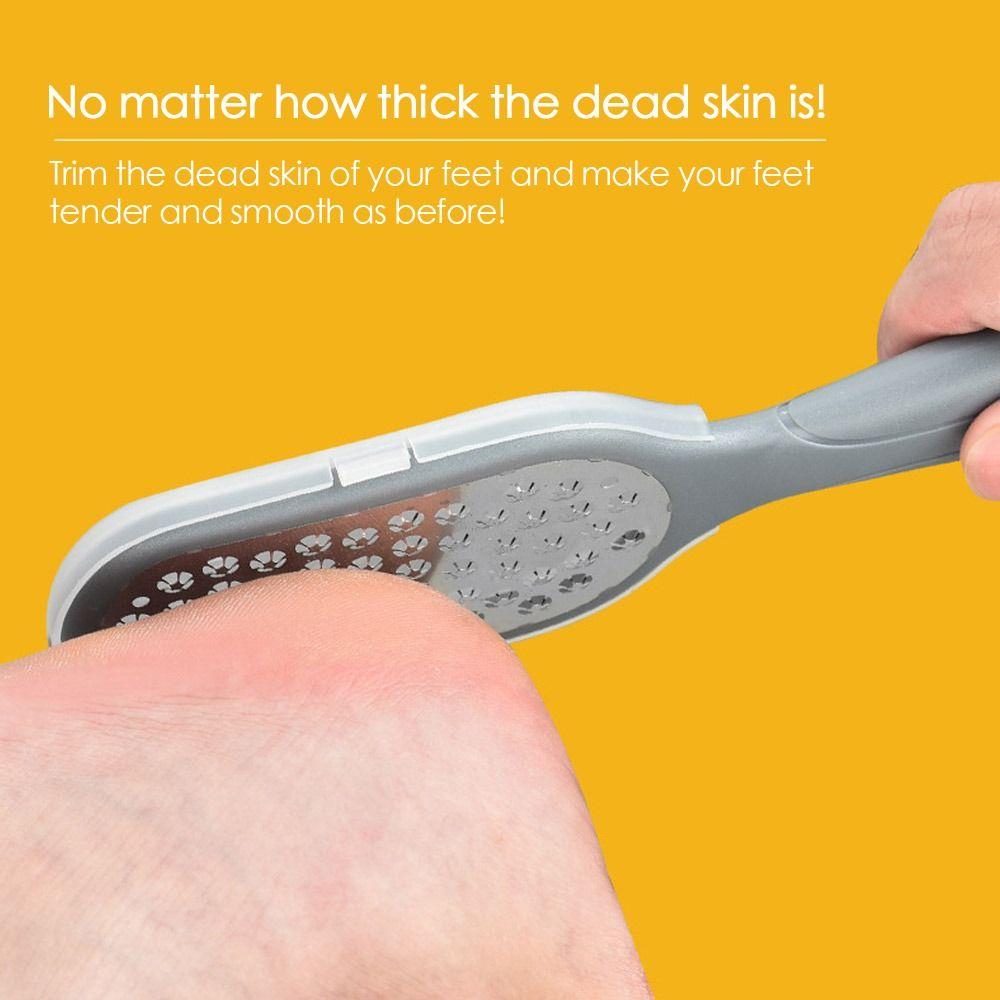 Durable Stainless Steel Exfoliating Hard Skin Remover Pedicure File Callus Remover Foot Sharpeners