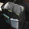 Car Trash Can Handy Tissue Holder Leak-Proof Car Organizer Storage Bag Car Rear Seat Garbage Bin With Adjustable Release Buckle
