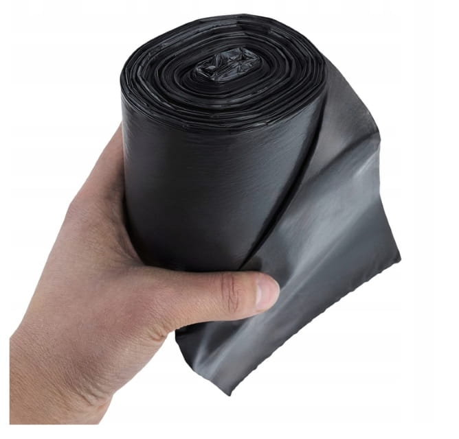 Garbage Bags 60L 30 Pcs Durable Black