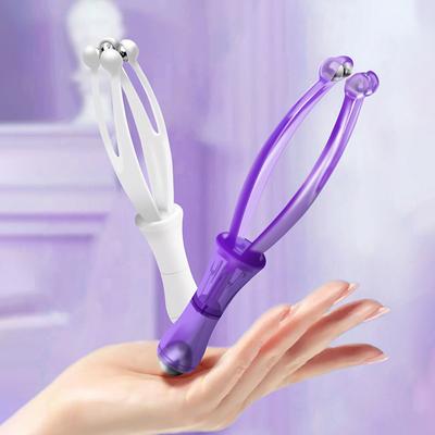 Массажер для пальцев с 4 роликами и стальными шариками, мини-массажер для суставов пальцев с ручкой для циркуляции крови в пальцах и расслабления мышц