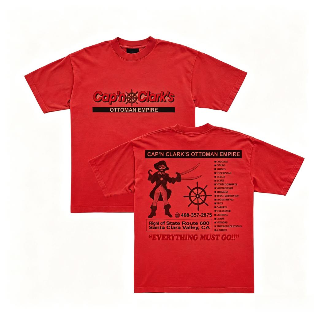 2026 Фильм Бэкрумс Капн Кларкс Графическая Футболка Хлопок Дышащая Унисекс Унисекс Футболка Y2k Удобная Повседневная Уличная Одежда Топ