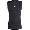 Techfit Compression Training Sleeveless Tee Black Men Streetwear JE6694