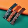 Genuine Leather Leather Strap 20mm Quick Release Strap Comfortable Wristband  Smartwatch