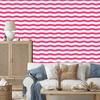 White and pink striped wallpaper for living room and bedroom 50x1000