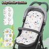 Cartoon Printed Baby Stroller Cushion Comfortable Dining Chair Cotton Pad Baby Pram Seat Mat  Kids