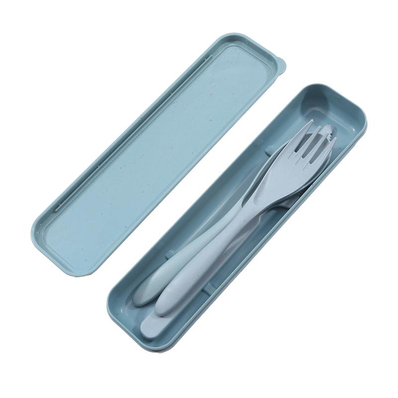 Набор посуды, нож для пшеницы, вилка и ложка, трехсекционные аксессуары для кемпинга на открытом воздухе, набор походной посуды 3 в 1