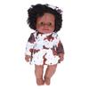12in Black Baby Girl Doll Afro Hair Realistic African Girl Doll Christmas Gift for KidsQ12-081C
