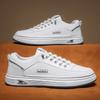 Men's Korean Casual Shoes Four Season Soft-sole Non-slip Comfort Outdoor Walking Shoes Fashion Youth White Flat Shoes Party Shoe