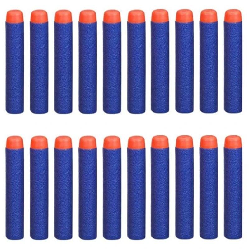 50-100pcs For Bullets EVA Soft Hollow Hole Head 7.2cm Refill Bullet Darts for Toy Gun Accessories for Blasters