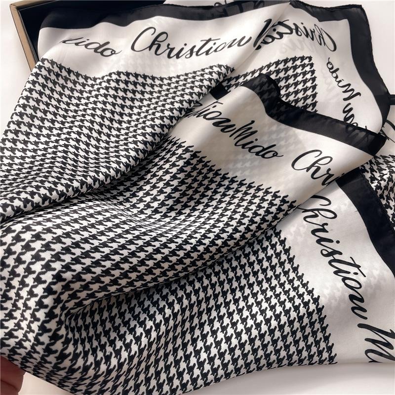 70 * 70 см новый шелковый маленький квадратный шарф для защиты шеи женщин профессиональный шарф универсальный шарф для волос шарф