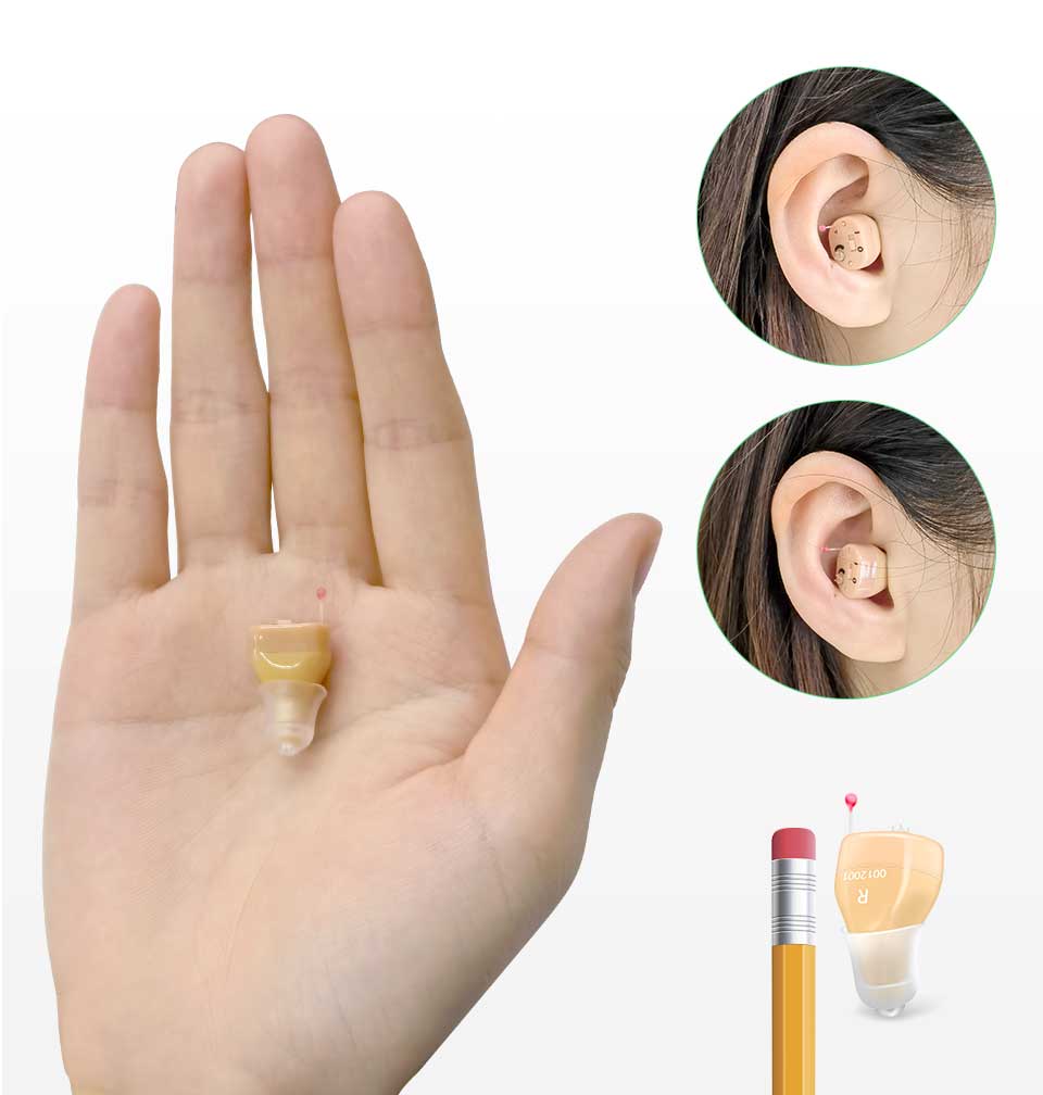 Mini Hearing Aids For Deafness Elderly Hearing Aid Rechargeable Wireless Headphones Sound Amplifier Ears Adjustment Tools Cheap Sale