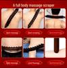 Gua Sha Three-Row Bead Muscle Roller for Full-Body Acupressure Massage - Portable, Universal Use