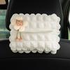 Bow Flower Car Tissue Box Hanging Type Paper Organizer Storage Bag  for Car Back Seat