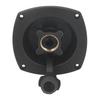 Rv Wall Mount Water Inlet Pressure Regulated City Water Entry with Quick Connector for Trailer Camper Boat Black
