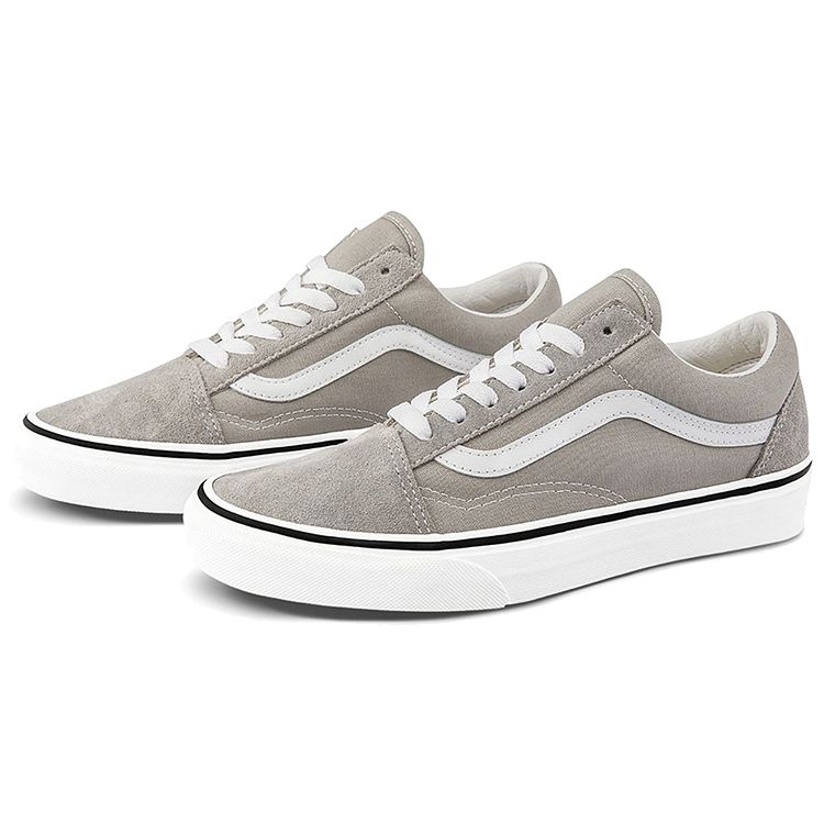 Vans Old Skool Low Top Skate Shoes Unisex Sneakers White Gray VN0A4U3BIYP