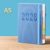 2026 Planner Monthly Weekly Daily Agenda Book 2026 To-Do List Notebook with Monthly Tabs Inner Pocket Elastic Closure