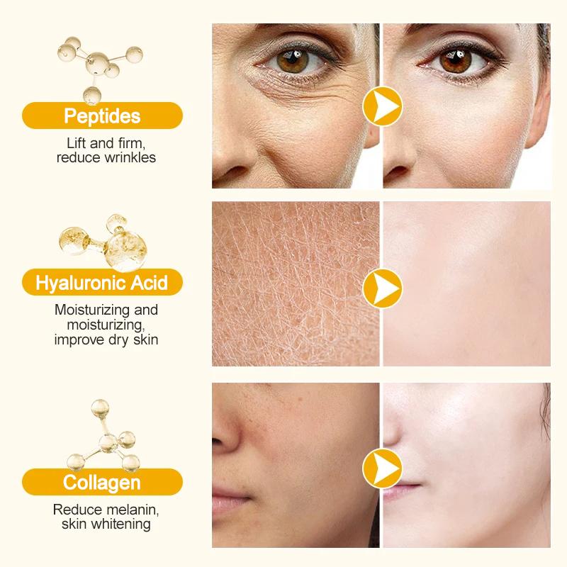 Крем для лица для удаления морщин, антивозрастной коллагеновый крем с гиалуроновой кислотой, увлажняющий лифтинговый крем для лица, средства по уходу за кожей