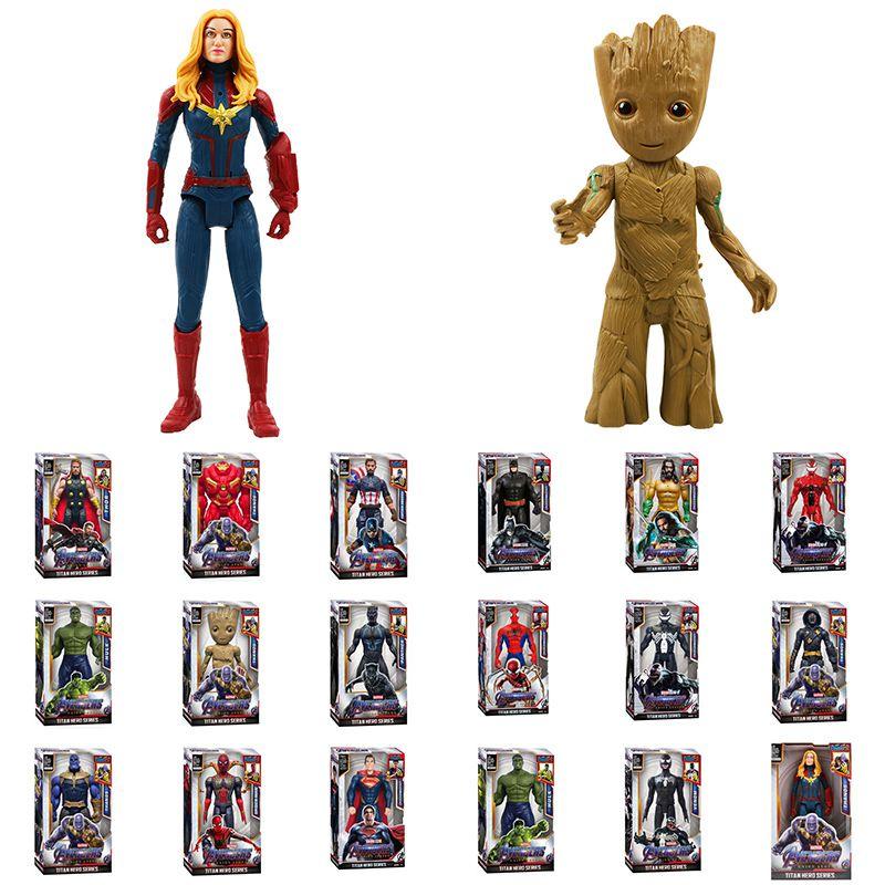 Спайдертанос Капитан Тор Халк Веном Ронин Грут Фигурка Игрушки