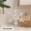 Crystal Snowflake Ornaments: Creative Christmas Tree & Wedding Decorations
