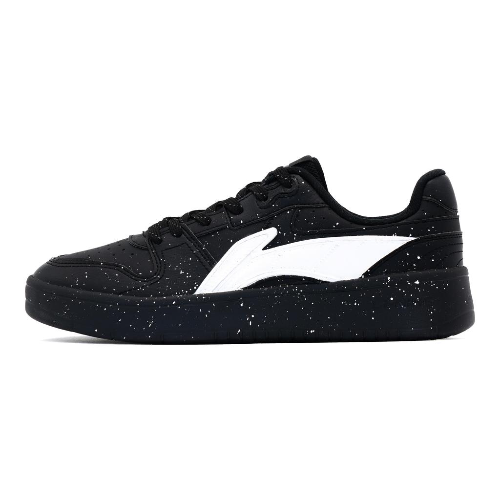 Li Ning Sycee V2 Нескользящие Увеличивающие Рост Нескользящие Увеличивающие Рост Низкие Кеды для Скейтборда Мужские Черные AGCU515-5(Команда282-)