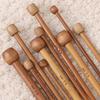 Carbonized Bamboo Single Head Sweater Needle Set for Hand Knitting