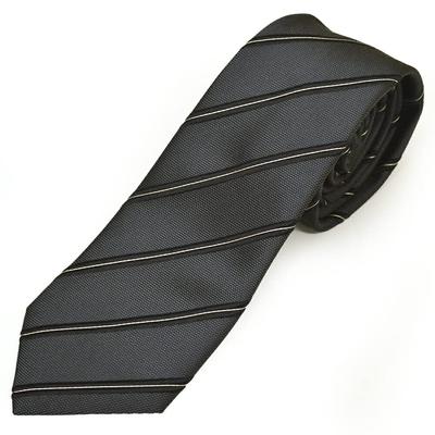 Галстук Giorgio Armani с полосатым узором, шелковый, ширина галстука, ega23s001, черный [Giorgio Armani] для мужчин (Размер 8см) 3R908-00020 00020-ЧЕРНЫЙ