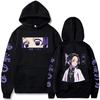 Anime Demon Slayer Kochou Shinobu Graphic Printed Hooded Men Women Hoodies Casual Loose Streetwear Harajuku Unisex Sweatshirt