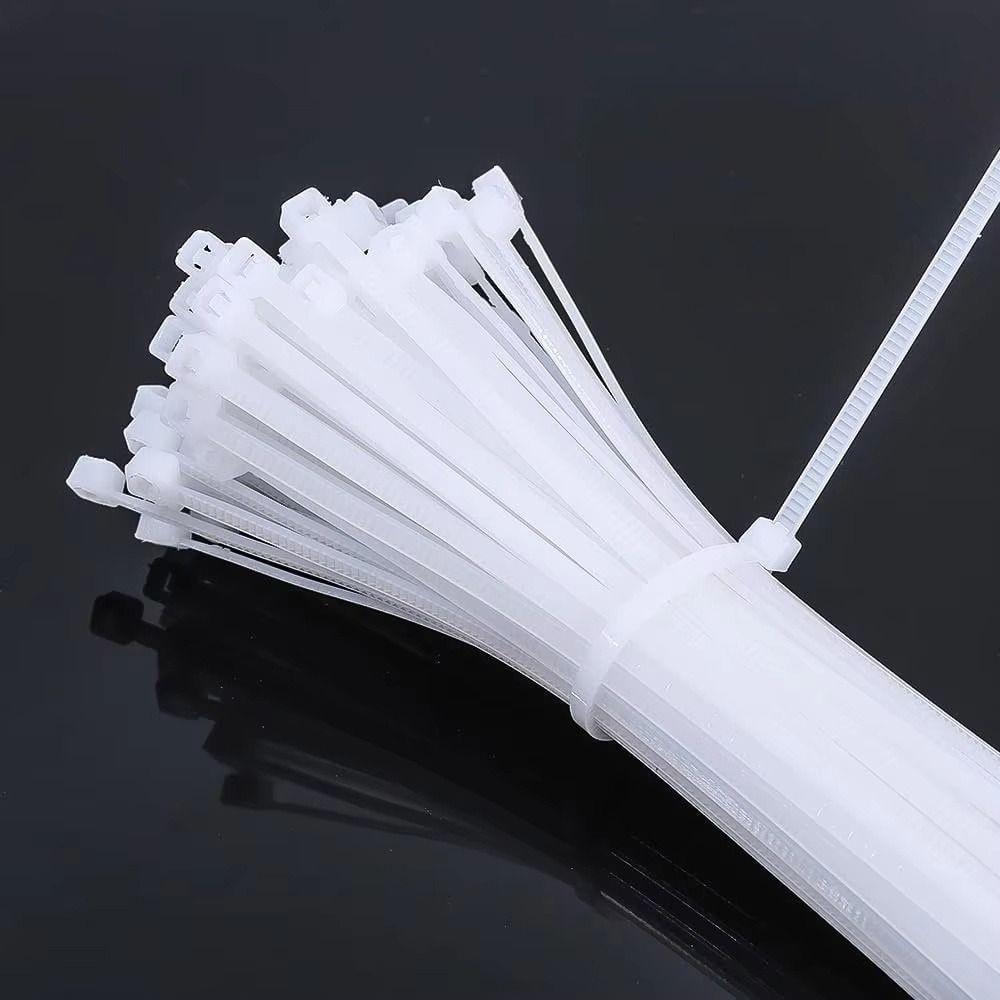 100Pcs Extra-Large Self-Locking Zip Ties Width 8.8mm Cable Zip Ties  for Home Office Cord Management