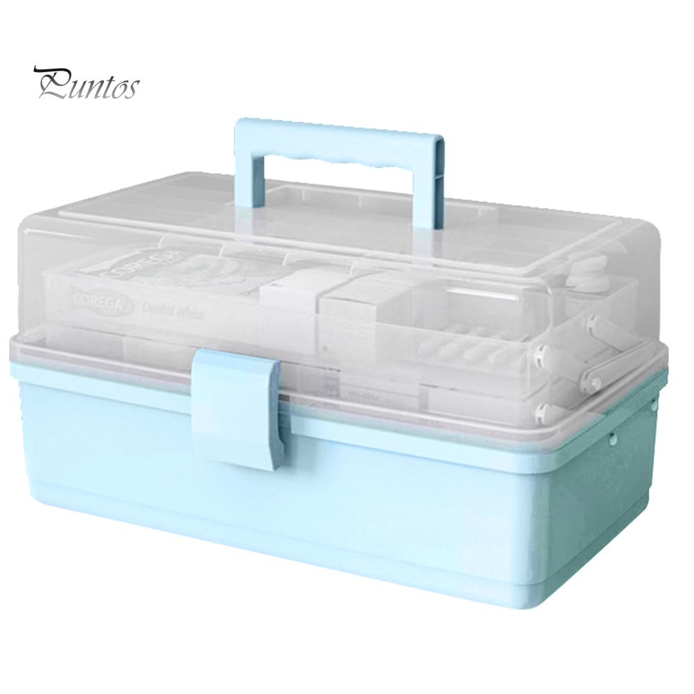 Домашняя косметика, аптечка для хранения лекарств, пластиковый портативный ящик для хранения лекарств