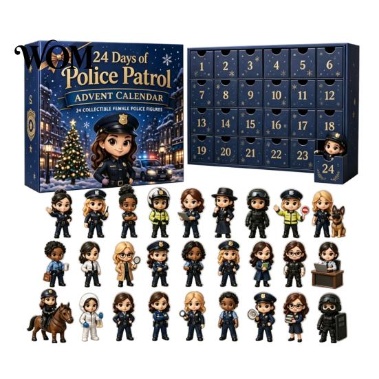 Miniature Theme Scenes 2026 Career Advent Calendar, 24-Day Countdown Box with Mini Occupation Simulation Scene Accessories Figures, Community