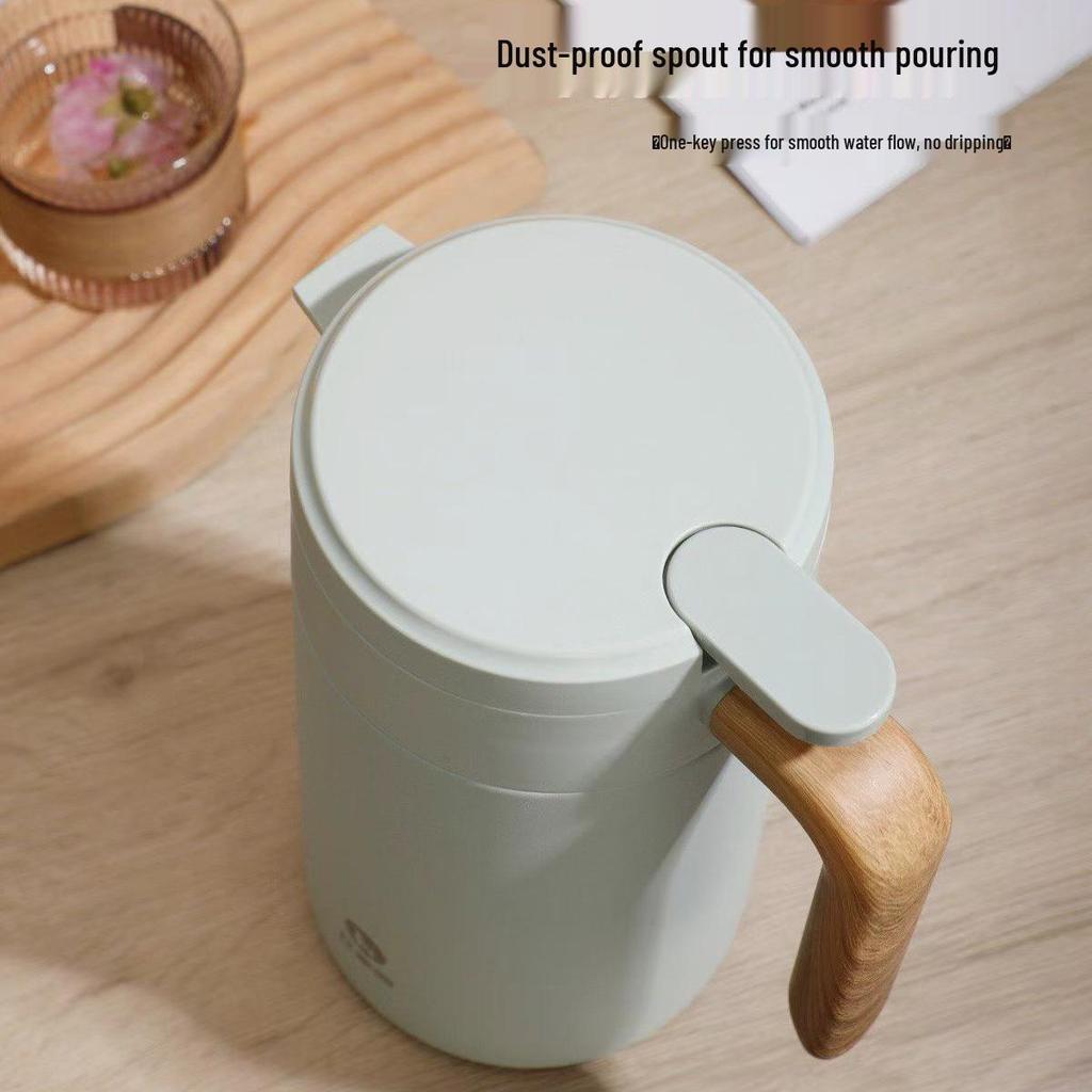 Hong Jiayuan Large Capacity Thermos - 304 Stainless Steel Coffee and Water Bottle for Home, Office, and Business Use