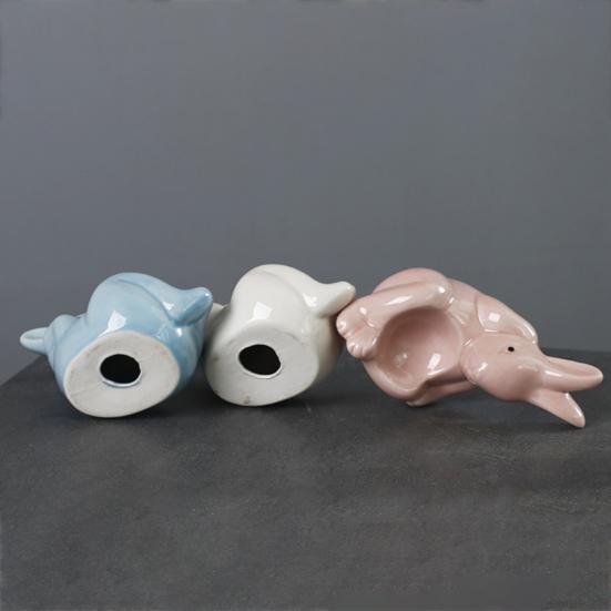 Подставка для яиц в виде лежащего кролика, керамическая подставка для яиц в виде кролика, пасхальное украшение, подставка для яиц всмятку, обеденный стол, сувениры для весенней домашней вечеринки