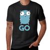 Golang Gopher GO Lang Программирование Программист IT CS Футболка смешная футболка смешные футболки Унисекс одежда Унисекс футболка с принтом